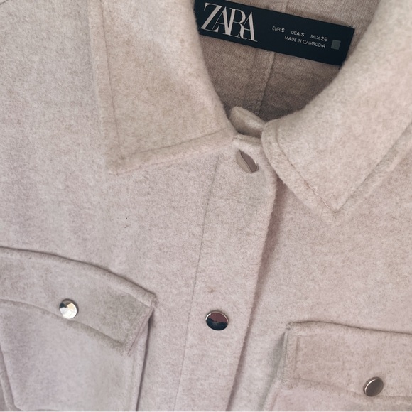 Zara Soft Overshirt | Light Grey - Picture 2 of 8